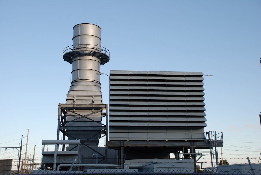 Edificio con sistema de climatización moderno y eficiente energético