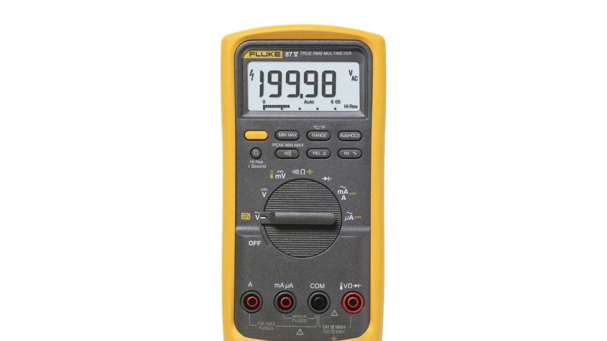 Fluke 87V multímetro industrial True RMS para HVAC profesional